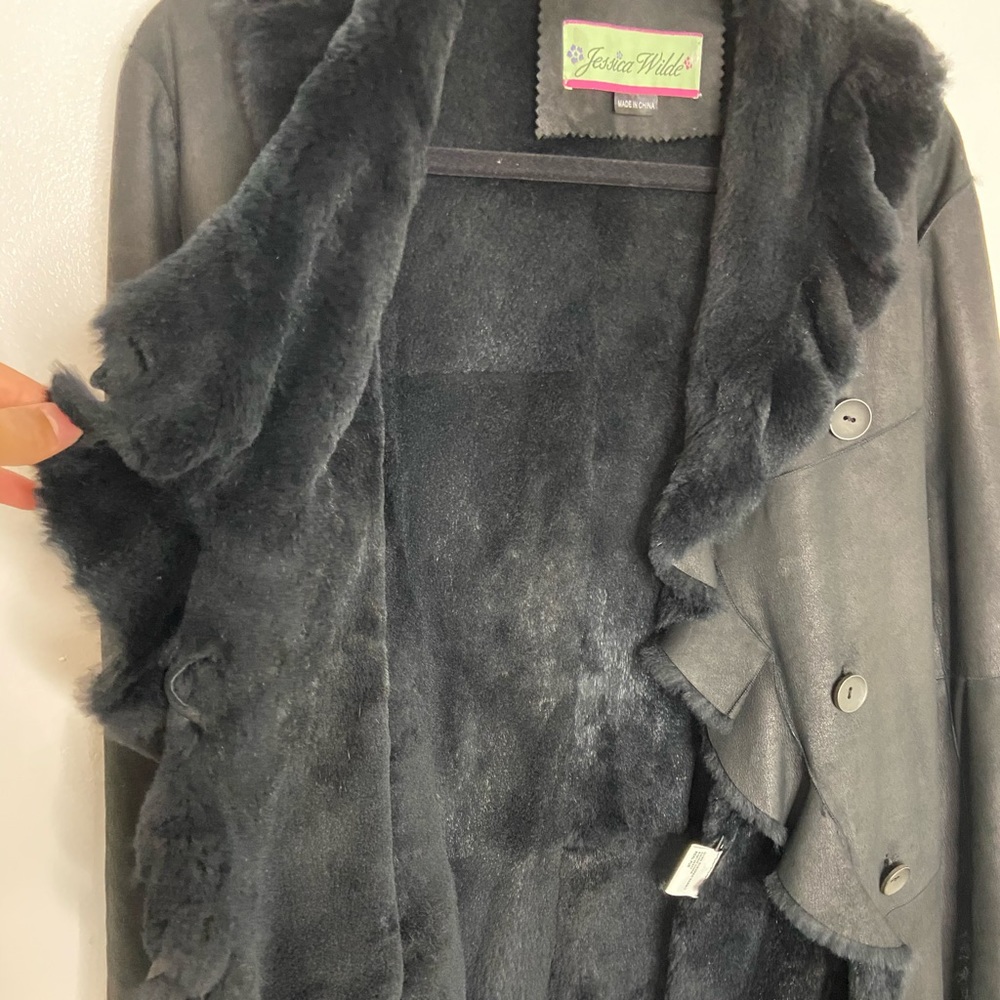 JESSICA WILDE Rabbitskin Coat - Picture 6 of 7